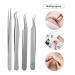 Professional Eyelash Tweezers for Extensions | Curved & Pointed Precision LM-03 - Buy Online on GoSupps.com
