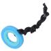 Kids Chew Pendant - Eco-Friendly Silicone Necklace for Teething Pain Relief (Dark Blue) - Buy Online on GoSupps.com
