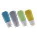 Beatifufu Travel Toiletries 1 Set Silica Gel Bottle Storage Cosmetic Bottle Travel Squeeze Bottle
