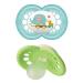 MAM Day & Night Original Girls Silicone Pacifiers 6-16 Months - Set of 4 with Sterilized Transport Boxes - International Shipping Available - Buy Online on GoSupps.com