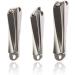 SVAASA Nail Clippers Clippers with Catcher No Splash Fingernail Clippers Toenail Clippers with Nail File Stainless Steel Nail Cutter Trimmer - Buy Online on GoSupps.com
