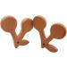 Wendysun 5pcs Cartoon Wood Teether - Natural Animal Cherry Star Shape Baby Teething Toy - Buy Online on GoSupps.com