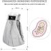 CUBY Baby Carrier Sling - Adjustable Newborn Essentials for Comfortable Nursing - Dark Grey - Buy Online on GoSupps.com