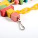 Yosoo Bird Parrot Toys Swing Colorful Rainbow Bridge Chewing Toys for Budgie Parakeet Cockatiel Conures Macaw African Grey Cockatoo - Buy Online on GoSupps.com