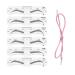 Miokycl 6 pieces eyebrow stencils former kit reusable eyebrow care design stencils with straps for women girls 3 minutes makeup tools