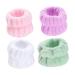 4paires Lot Bracelets Souples Pour Laver Visage Adapt s Aux Soins Spa Et Confortables