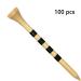 Zivisk Wooden Golf Tees 3-142-342-181-12 Available100 Count Bamboo Tee Golf (Natural Color White Black Green Blue Red Pink) 3 14 inch Natural Color - Buy Online on GoSupps.com