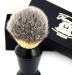 Premium Badger Hair Shaving Brush with Black Base - Perfect Shave for Men | International Shipping Available - Buy Online on GoSupps.com