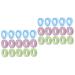 minkissy 30 Rolls Lash Tape Eyelash Adhesive Tape Eye Positioning Sticker Pads K Tape Goon Tape Tape Adhesive Eyelash Tapes Stickers Non-woven Fabric Make up