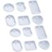 COHEALI 24 Pcs Keychain Mold Molds for Resin Earrings Clay Molds Dice Molds Resin Molds for Diy Square Charm As Shownx2pcs mediumx2pcs - Buy Online on GoSupps.com