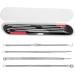 U-K Newest Dual Heads Acne Needle Blackhead Blemish Squeeze Pimple Extractor Remover Spot Cleaner Beauty Skin Care Tool 4pcs/set - Buy Online on GoSupps.com
