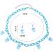 ZZ ZINFANDEL Fun Pacifier Necklace Earrings Set - Pink Acrylic Jewelry for Women and Girls - Buy Online on GoSupps.com