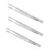 Villful 3st tweezers False eyelashes collect tongs for stamps for stamps stainless steel tongue eyelash extension tongs coins philatelie tools eyebrow cosmetics deliveries stain