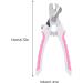 TopE Professional Pet Nail Trimmer with Safety Guard to Avoid Over-cutting Include Nail Clipper and Nail File for Small and Medium Dogs Cats Rabbits Birds Pink - Buy Online on GoSupps.com