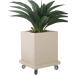 Flower Pots Plant Stand Square Mobile Flower Pot Tray Mobile Pot Base Wheelbarrow Heavy Duty Movable Plant Stand Simple Universal Wheel Chassis(Size:18 CM Color:Beige) 18 CM Beige - Buy Online on GoSupps.com