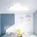 Uisebrt LED Cloud Ceiling Lamp | 48W Ultra-Thin Dimmable Light for Kids & Baby Rooms | Remote Control | Creative Design - Buy Online on GoSupps.com