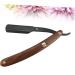 Beavorty Single Razor Shaving Set - Premium Straight Razor for Men | Metal Knife & Wooden Holder | International Shipping Available - Buy Online on GoSupps.com