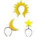 amangul Star Hairbands Photo Booth Props Eye-catching Sun Headbands Party Headpiece Fun Headbands for Music Festivals(Sun) - Buy Online on GoSupps.com