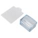 Clear Jelly Nails Stamper Nail Art Stamper Strong adsorption capacity easy to clean for DIY NAIL Decor for simple French manicure
