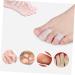 Healeved 5 Pairs Thumb Protector Silicone Gel Toe Cushion - Transparent Hammer Toe Sleeve for Toe Protection and Comfort - Buy Online on GoSupps.com
