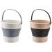 Portable Folding Bucket with Handle Lightweight Small Cleaning Bucket Outdoor Bucket Space Saving Beef - Buy Online on GoSupps.com