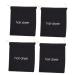 DOITOOL Curly Hair Wig 4pcs Hair Dryer Storage Bag Storage Bags Hotel Hair Dryer Bag Canvas Travel Hair Dryer Bag Carry Bag