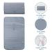 Lekebaby Portable Changing Mat - Gray On-the-Go Changing Clutch for Easy Travel - Best Baby Changing Solution - Buy Online on GoSupps.com