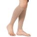 TOFLY Calf Compression Sleeve 20-30mmHg for Men & Women - 1 Pair, Footless Compression Socks for Leg Support, Pain Relief, Varicose Veins - Beige - S to 5XL - Buy Online on GoSupps.com