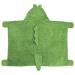 All Kids United Eco-Friendly 100% Cotton Hooded Baby Towel | 76x76 cm Green Frotte Bath Towel for Babies & Children - Buy Online on GoSupps.com