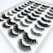 HBZGTLAD 20 Pairs 3D Mink Lashes - Handmade Wispy Fluffy Long Eye Extensions | Natural Makeup Kit (5X-C) - International Shipping Available - Buy Online on GoSupps.com