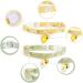 Buy Xixkolyu 2 Pack Cotton Breakaway Cat Collar with Bell - Yellow & Green Flowers Pendant | Cute Kitten Collars for Girl & Boy Cats - International Shipping Available - Buy Online on GoSupps.com