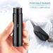 Mini Electric Shaver Men Portable Shaver USB Rechargeable Razor Wet & Dry Use Rotary Electric Shaver for Travel Black - Buy Online on GoSupps.com