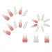 YOSOMK Pink Coffin Fake Nails with Gems - Glossy False Nails for Women - Stick on Nails with Glue - Long Press on Acrylic Nail Tips - Buy Online on GoSupps.com