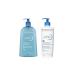 PARAVOSTRA Atoderm Shower Gel 1 Litre + Atoderm Cream 500 ml | Cleanses and Hydrates | Softens and Protects | Daily Care