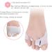 DEAVER Gel Bunion Corrector Protectors - Toe Valgus Correction Splitter for Forefoot Pad - 3 Pairs - Buy Online on GoSupps.com