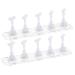 Healeved 2 Sets manicure nail tip holders ice cubes nail frame false nails display holder nail display stand nail polish press on fake nails holder display stand lace Refer to