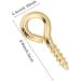 200 Mini Gold Eye Pins Hooks for Jewelry Pendant Making - Threaded Bails Findings - Buy Online on GoSupps.com