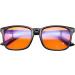 LERNEW Blue Light Blocking Glasses - Matte Black Frame - Amber Lenses - Buy Online on GoSupps.com