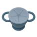 BraveJusticeKidsCo Collapsible Silicone Snack Cup | Blue Steel Snack Catcher for Toddler and Baby | Snack Attack II - Buy Online on GoSupps.com