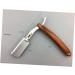 Angoily Manual Razor for Men - Portable Straight Blade Shaving Apparatus | Safe Old-Fashioned Metal & Wooden Design | International Shipping Available - Buy Online on GoSupps.com
