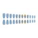 Diduikalor Easter Almond Egg Fake Nails - 24Pcs Easter Style 09 | Artificial Glue-On Nail Set for Women - Buy Online on GoSupps.com