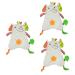 Ibasenice 3st sleeping comfort towel animal pacifier towel spitting towels from musselin baby blanket baby bite toys animal blanket bathing products newborn empty filling material: pp cotton