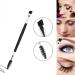 Premium Eyebrow & Eyelash Brush Set - 2-in-1 Duo Eyebrow Brush Stainless Steel Eyelash Comb & Razor | International Shipping - Buy Online on GoSupps.com