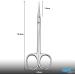 Nail Scissors Professional Cuticle Scissors Extra Strong Straight Curved Manicure Nail Art Scissors (CS-05) - Buy Online on GoSupps.com
