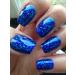 Bluesky Nail Gel Polish BLUE GLITTER Blue Royal Ocean Blue Diamond Glitter Sparkle BLZ02 UV LED Soak Off 10ml - Buy Online on GoSupps.com