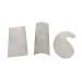 DCT Carbon Steel Scraper 3-Piece Set   Rectangular  Concave Convex  Gooseneck Curved Wood Cabinet Woodworking Scrapers