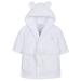 Baby Boy Girl Babies Dressing Gown Robe Plush Fleece Velvet Soft Cosy Warm Gift 4-5 Years White