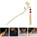Beavorty Crystal Hair Accessories Long Hair Stick Women Hair Stick Hair Sticks for Long Hair Chinese Flower Hair Sticks Chinese Chignon Pin Ponytail Holder Women's Manual Hair Clip Plastic - Buy Online on GoSupps.com
