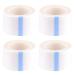 4 Rolls Micropore Surgical Tape Microporous Tape 2.5cm X 9.1m First Aid Medical Tape Earring Cover Up Tape (White) 4Pcs-2.5cm*9.1m