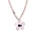 Oralgo's simple resin pearl necklace fashionable irregular flower trailer necklace collarbone chain collar statement jewelry flowers resin
